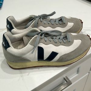 Veja with leather sneakers. Size 9.5
